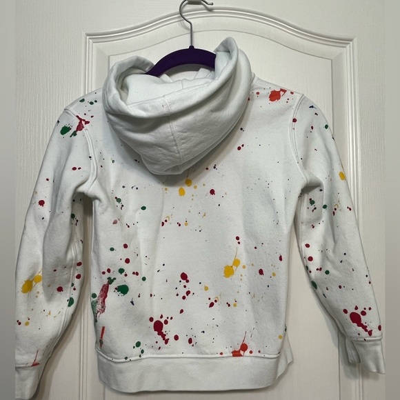 Polo Ralph Lauren Splatter Logo Youth Hoodie - Picture 2 of 6